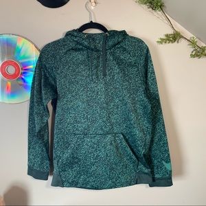Nike Dri-Fit Green Patterned Hoodie